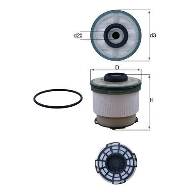 Obrázek Palivový filtr KNECHT KX 385D