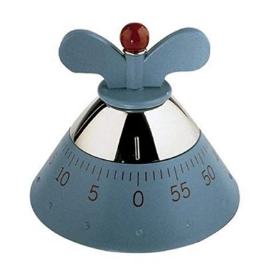 Obrázek Alessi Kuchyňská minutka A09, termoplastická pryskyřice, modrá, 6 x 11 28,5 cm