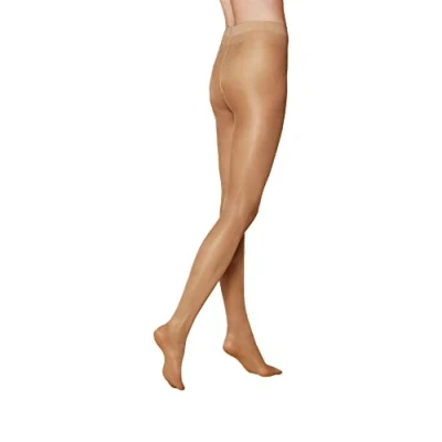 Obrázek KUNERT Dámské punčocháče Satin Look 20 transparentní lesklé DEN, tan 1003