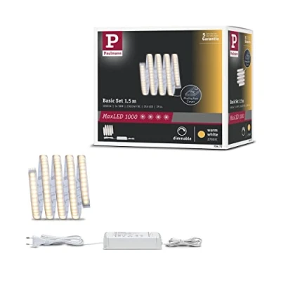 Obrázek Paulmann 706.72 MaxLED 1000 základní sada 1,5m teplý bílý potah 20 W, 1650 lm, 216 LED, 230/24 V, 60 VA