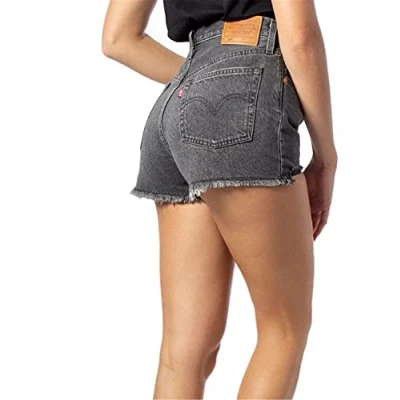 Obrázek Levi&#039;s Dámské 501 originální šortky Denim Shorts Eat Your Words (černé) 30,