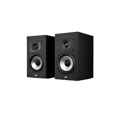 Obrázek Polk Audio Monitor XT20 regálový reproduktor, stereo prostorový certifikace Hi Res, Dolby Atmos a DTS:X kompatibilní, HiFi reproduktory domácího kina (pár), černý