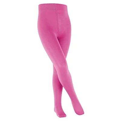 Obrázek FALKE Unisex dětské bavlněné dotykové punčocháče, prodyšné, udržitelná bavlna, elegantní, jemné, bez tlaku, komfortní pas, plochý šev pro netlačí špičku, protiskluzová 1 kus, Růžová (gloss 8550)