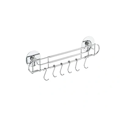 Obrázek Designový držák Wenko 5620100 Turbo Loc, stříbrný lesklý