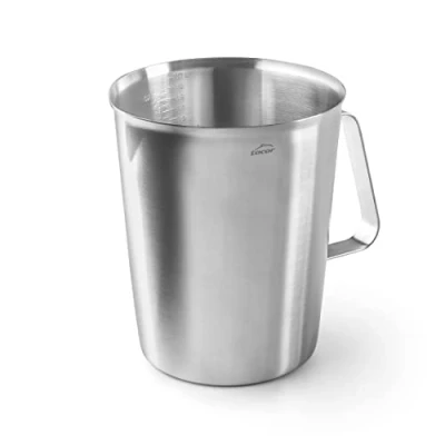 Obrázek Lacor 62742 Messbecher, Flüssigkeitsmessgerät, Edelstahl, BPA frei, 15 cm, 2 l