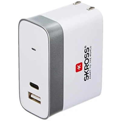 Obrázek Skross US USB nabíječka 2 porty typu C