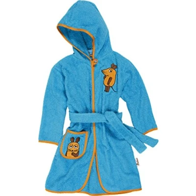 Obrázek Playshoes Unisex dětský froté župan ranní župan, modrá myš