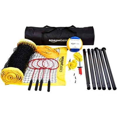 Obrázek Amazon Basics Volejbalový badmintonový kombiset