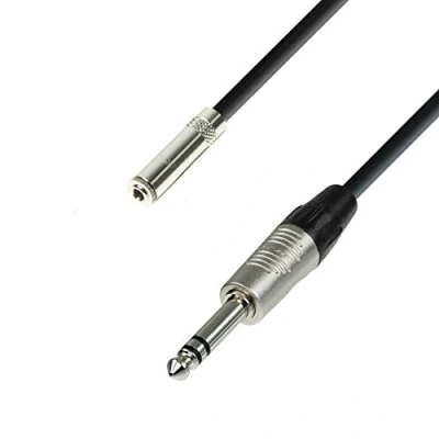 Obrázek Adam Hall Cables 4 STAR BYV 0300 Symetrický kabel REAN Minijack Female TRS na jack 3 m