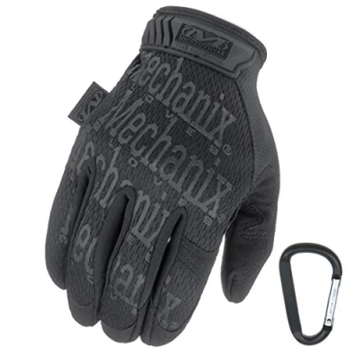 Obrázek Mechanix Wear Originální rukavice na použití, prodyšné &amp; otěruvzdorné + karabina Gear, Original Glove v černé, Coyote, Multicam/velikost S, M, L, XL (M, černá/kryt)