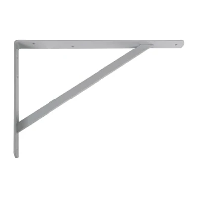 Obrázek Amig Regalhalterung Winkel für Regale Regalträger Stahl Farbe Metallisch Grau Maße: 400x275 mm Maximalgewicht empfohlen: 225 Kg