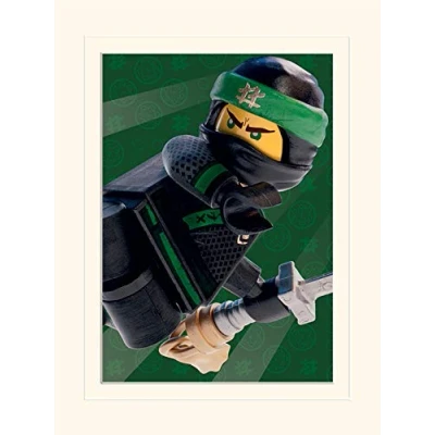 Obrázek LEGO® Ninjago Film &#039;Lloyd Erntegut&#039; montiert Drucken,30 x 40 cm