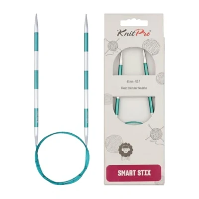 Obrázek KnitPro 42090 SmartStix kruhová pletací jehla, kov, pestrá, 80 cm, 4,5 mm