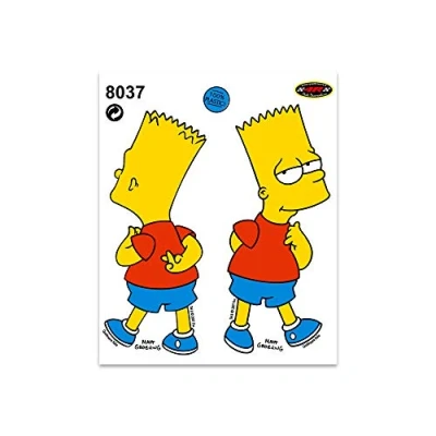 Obrázek Quattroerre 8037 Sticker Simpson Bart, 14 x 16 cm
