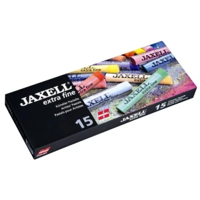 Obrázek Honsell 46015 Jaxell extra jemné umělecké pastelky, 15dílná sada v kartonovém pouzdře, měkký barevný nátěr, vysoká zářivost barev, pro umělce, amatérské malíře, školu, výuku umění a vzdělávání