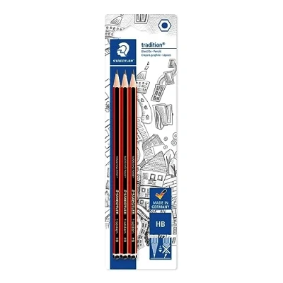 Obrázek STAEDTLER 110 HBBK3D tužka tradice HB, 3 ks, blistrová karta