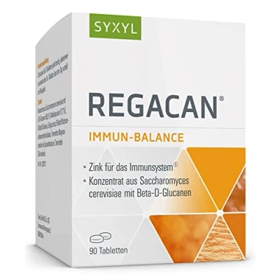 Obrázek SYXYL Regacan doplněk stravy se zinkem pro imunitní systém a Maitake beta D glukany veganské, bez laktózy, lepku 90 tablet v blistru