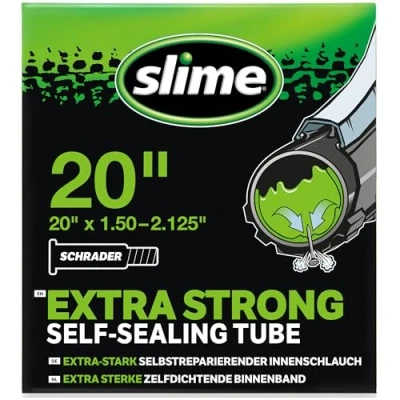 Obrázek Slime 30058SL duše na kola s těsnicím prostředkem vpichování Slime, samonahující, prevence a opravy, ventil Schrader, 40/57406 mm (20&quot; x 1,502,125&quot;), zelená
