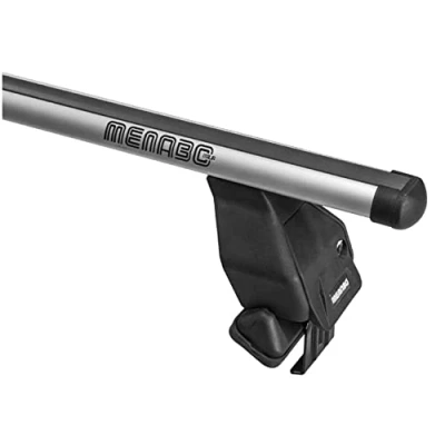 Obrázek MENABO Unisex Adult Barra TEMA Lunghezza: 112cm No Rail System in Acciaio (2, Nero, Unica