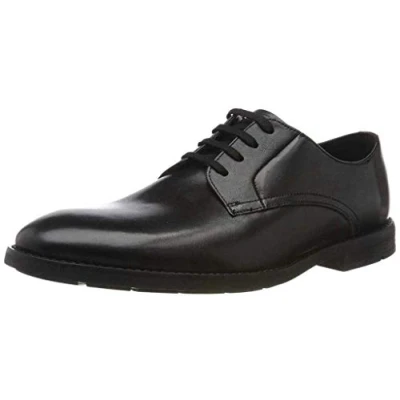 Obrázek Clarks Pánské polobotky Vanek Walk, Černá Black Leather