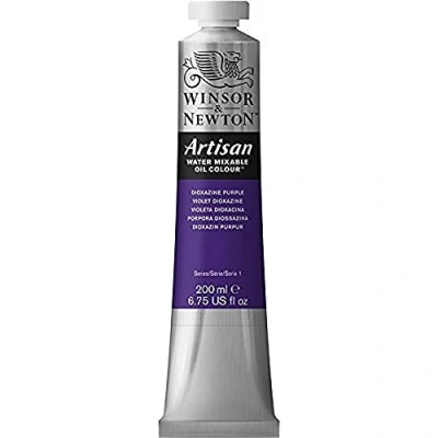 Obrázek Winsor &amp; Newton 1537229 Artisan olejová barva s vodou mísitelná, vysoká koncentrace pigmentu, dobrá krycí schopnost a světlostálost 200 ml tuba, dioxazin fialová