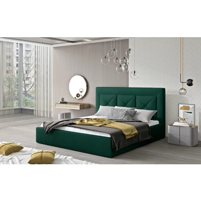 Obrázek Postel Cloe 180x200 kovový rám/ plynový zvedák/ box na lůžkoviny Materiál / Dekor: Monolith 37