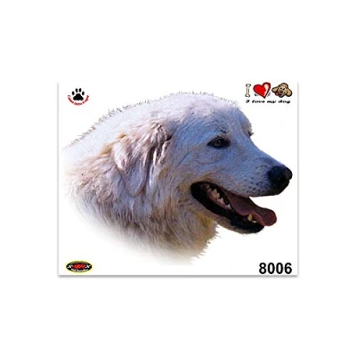 Obrázek 4R Quattroerre.it 8006 Sticker Aufkleber Hund Maremmano, 13.5 x 16 cm
