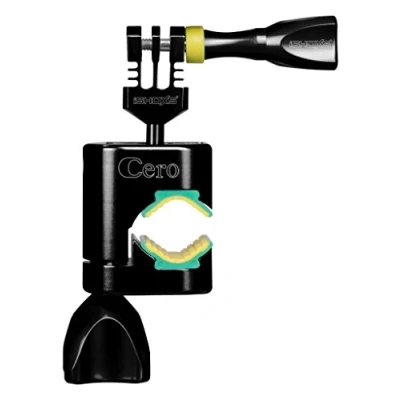 Obrázek iSHOXS Cero Action Cam držák na řídítka profesionální hliníkový vhodný pro GoPro Hero a kompatibilní kamery průměr profilu 15 30 mm černý