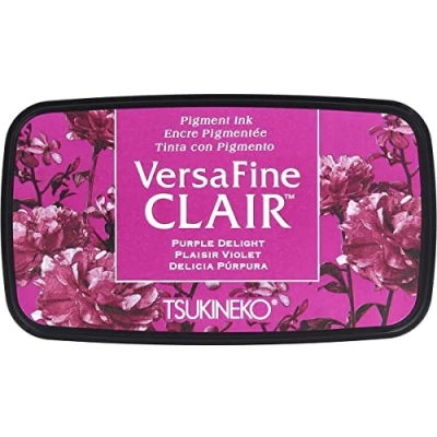 Obrázek Tsukineko Purple Delight Versafine Clair razítkový polštář, syntetický materiál, fialová, 5,6 x 9,7 2,3 cm, matný, cm