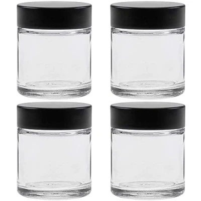 Obrázek mikken 4 skleněné tyčinky 30 ml/nádoba na masti/krémová nádoba z čirého skla vč. etiket