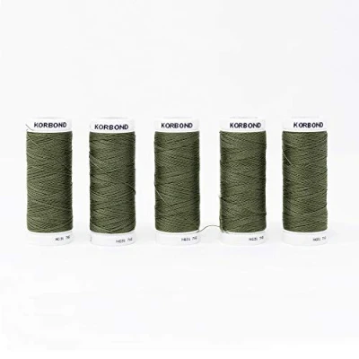 Obrázek KORBOND 500 m olivgrüner Polyestergarn, Polyester, 100