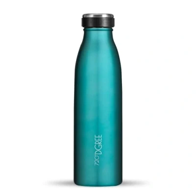 Obrázek 720DGREE Láhev na pití z ušlechtilé oceli &quot;milkyBottle&quot; 500 ml perfektní pro děti, bez BPA, odolná proti vytečení, sycené oxidem uhličitým malá termoska vířivky, sport, školu, fitness