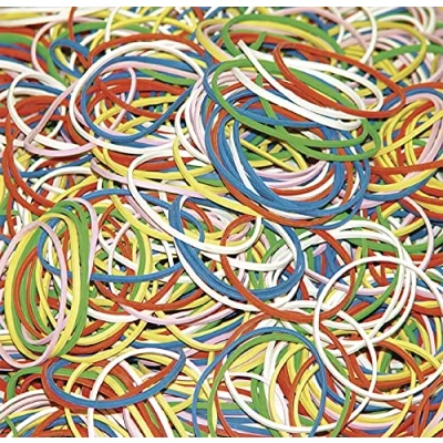Obrázek Donau 7785001PL 99 gumové kroužky/gumové pásky, 500 g, různé barvy