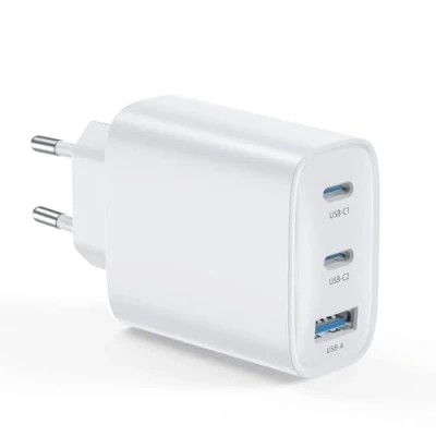 Obrázek USB C Ladegerät Adapter Netzteil 3 Ports Mehrfach Stecker mit USBC und A, 40W Multiport Handy Schnellladegerät Ladestecker for iPhone 16 15 14 13 12 11 Plus Pro Max SE 2020 XS XR 8 7, Samsung