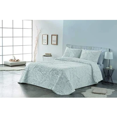 Obrázek VIALMAN Leichte Tagesdecke Sofia 29, Polyester Baumwolle, weiß, Cama 150: 250 x 270 cm, 2
