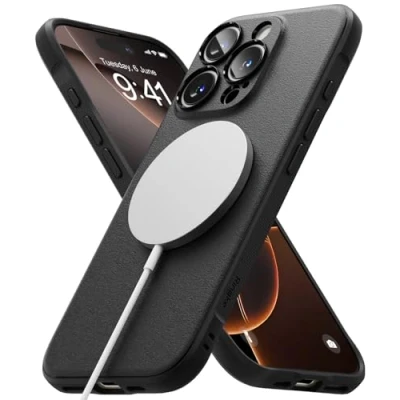 Obrázek Ringke Onyx magnetické pouzdro [kompatibilní s MagSafe] pro iPhone 16 Pro, pevné uchopení, protiskluzové, štíhlé, robustní nárazuvzdorné, odolné proti poškrábání, na mobil magnetickou