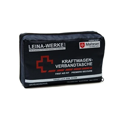 Obrázek Leina Werke 11045 autolékárnička Compact Ecoline se suchým zipem, modrá/bílá/červená