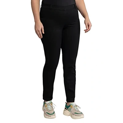Obrázek Ulla Popken Velké velikosti Dámské Skinny Jeans Jeggings, černá