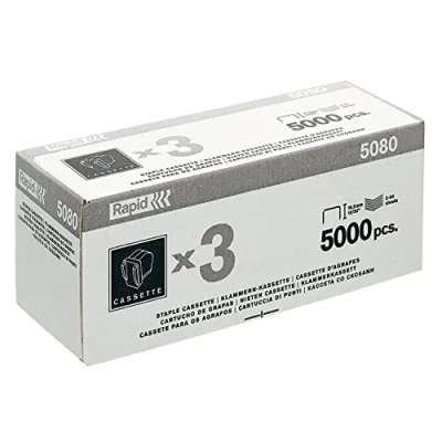 Obrázek Rapid 20993701 kazeta se sponkami 5080, pro elektrickou sešívačku 5080e, 3 x 5000 kusů