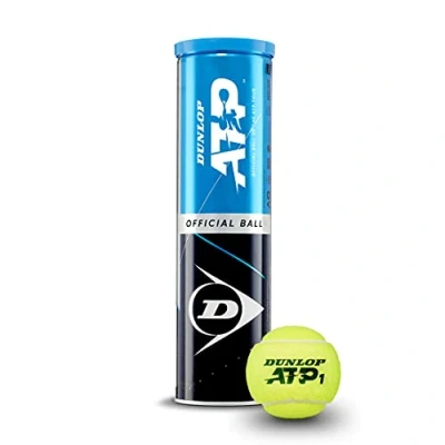Obrázek Dunlop ATP 4 PACK Unisex Tenisový míček, Velikost: One Size, Gelb