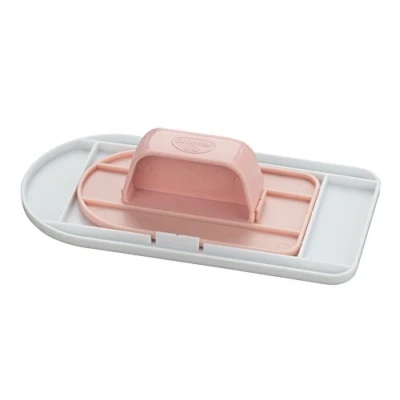 Obrázek Dr. Oetker sada na fondán 3dílná, k vyhlazení marcipánu a fondánu vhodný pro malé i velké povrchy dortů, prostorově úsporné, (barva: bílá/růžová), množství: 1 kus