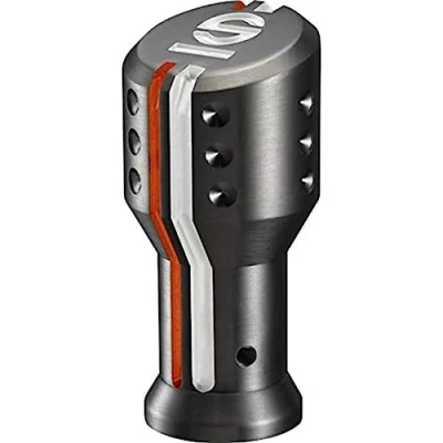 Obrázek Sparco 03736AO Hlavice řadicí páky &#039;Settanta&#039;, černá + hliník/bílá/oranžová