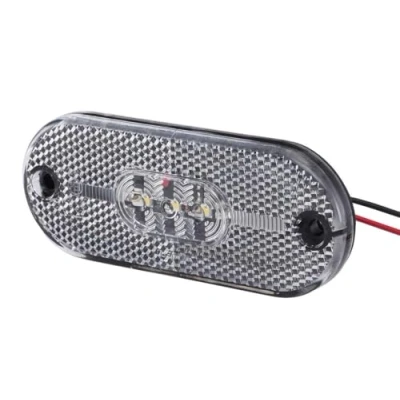 Obrázek HELLA VALUEFIT 2PG 357 009 121 Polohové světlo hraniční přívěs karavan LED 24 V nástavba/šroubové připojení barva světelného panelu: čiré přední množství: 1