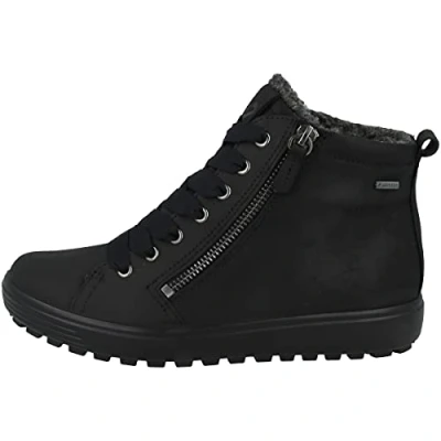 Obrázek ECCO Dámské tenisky Soft 7 TRED Gore TEX High Sneaker, černá, 35 EU