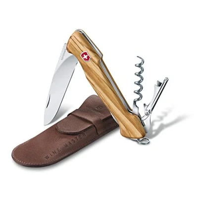 Obrázek Victorinox Švýcarský kapesní nůž Wine Master, číšnický nůž, Multitool, 6 funkcí, zajišťovací čepel, vývrtka vína, dvoustupňová opěrka,