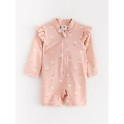 Obrázek Lindex Sunprotection WITH Frill Plavky pro děti, Velikost: 98/104, Light dusty pink