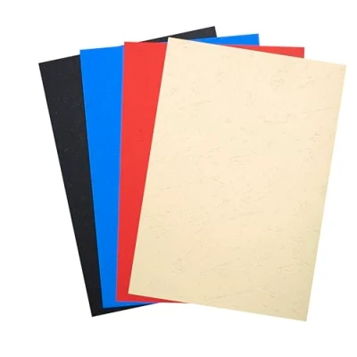 Obrázek Exacompta 2789C 100er Pack Einbanddeckel DIN A4 für Bindesysteme Forever aus Recycling Karton farbig sortiert. Geeignet zur Verwendung mit Serodo Bindern, Kunststoffringen, Metallringen und mehr