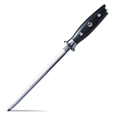 Obrázek SHAN ZU Ocílka pro nože 33. 5 cm Brusná tyč Ostřič nožů Bruska na Profesionální nůž Ocel Ergonomická rukojeť s ochranou prstů