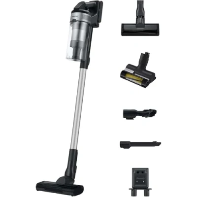 Obrázek Samsung Jet 65 PetPRO Akku Staubsauger, 150 W, Inkl. Tierhaarbürste Pet Tool und weiterem Zubehör, Silver, VS15A60BGR5/WD