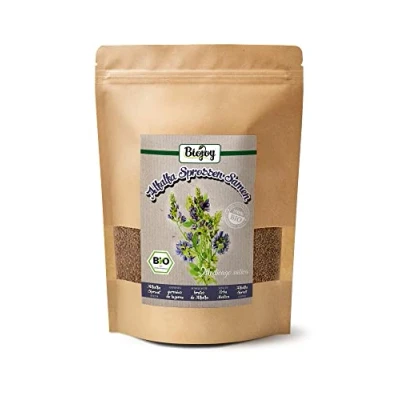 Obrázek Biojoy BIO alfalfa semena klíčky (1 kg), sušená a celá (Medicago sativa)